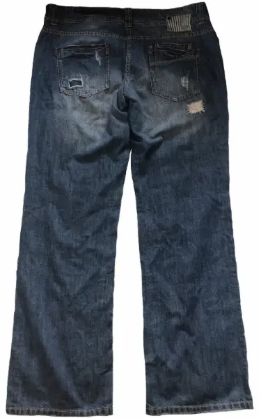 Těhotenské /maternity modré boyfriend džíny /rifle, vel. 44 6