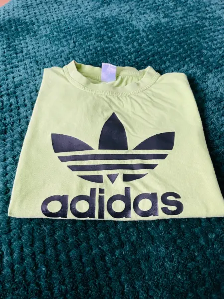 Dětské tričko Adidas, neonově žluté 4