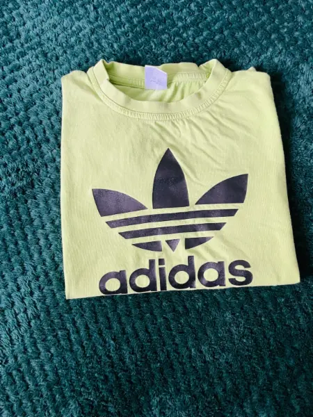 Dětské tričko Adidas, neonově žluté 3