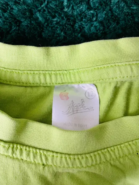 Dětské tričko Adidas, neonově žluté 5
