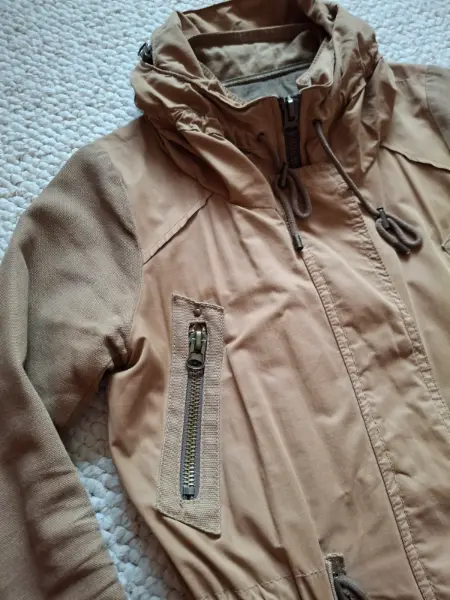 Dámská bunda Zara Basic, béžová, vel. S 2