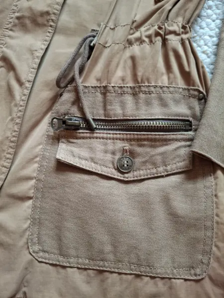 Dámská bunda Zara Basic, béžová, vel. S 3