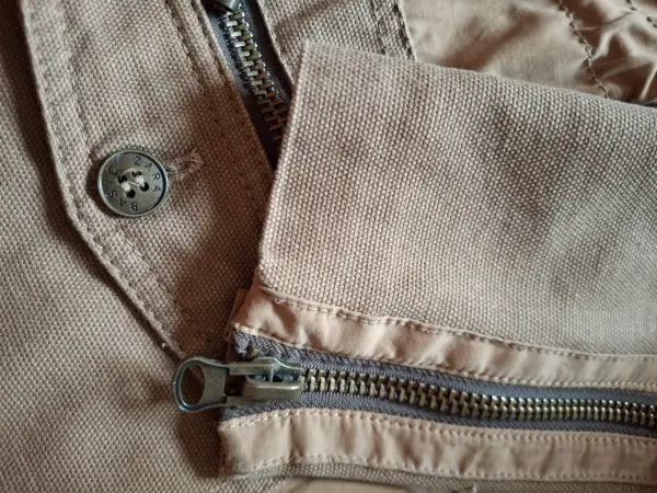 Dámská bunda Zara Basic, béžová, vel. S 4