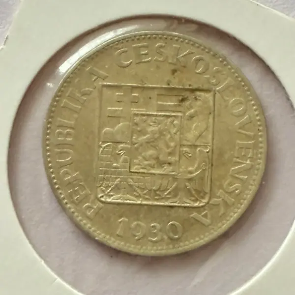 Československá mince 10 Kč 1930 2