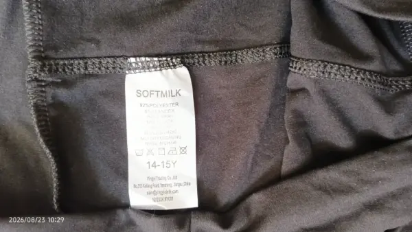 Černé legíny Softmilk, vel. 14-15 let 2