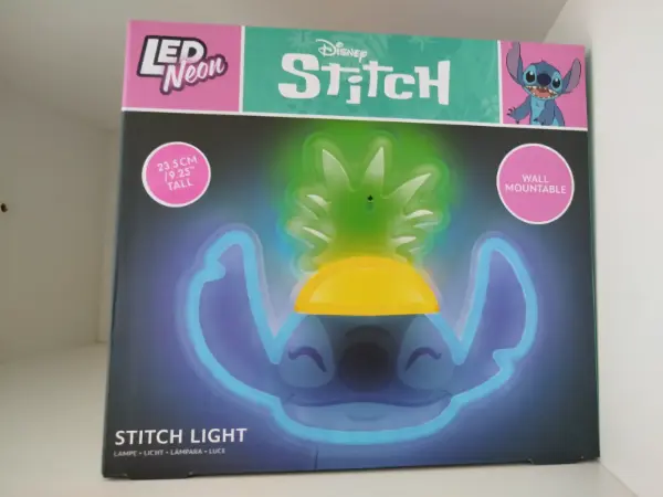 Disney Stitch LED neonové světlo na zeď 4