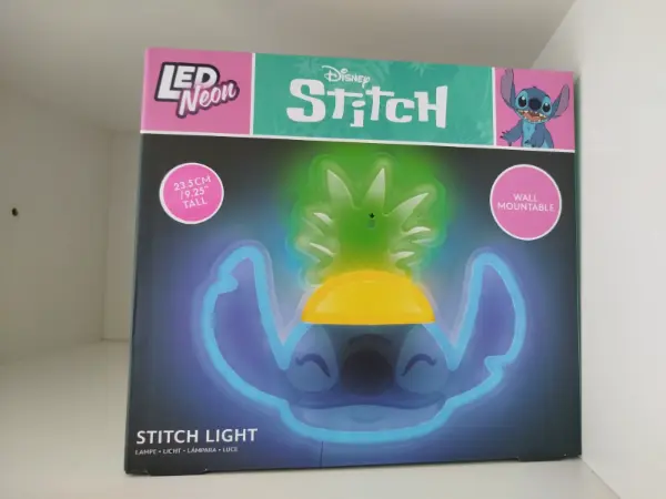 Disney Stitch LED neonové světlo na zeď