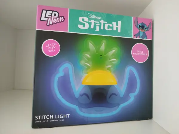 Disney Stitch LED neonové světlo na zeď 2