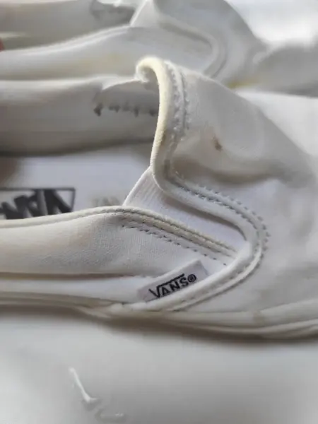 Bílé tenisky Vans Slip-On 5