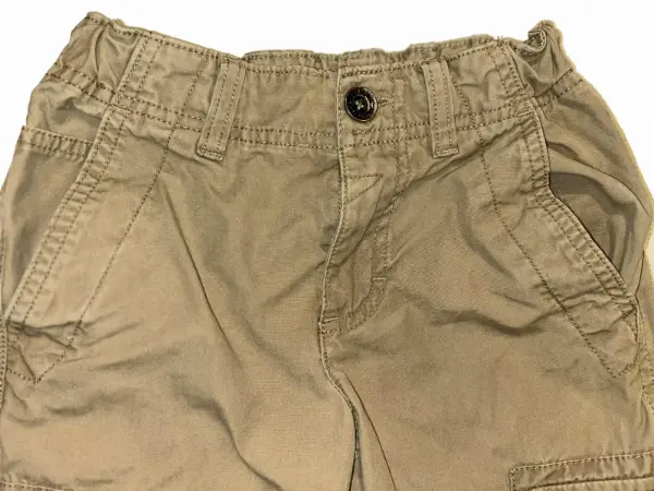 Béžové cargo kalhoty kapsáče Benetton, vel. 6–7 let 5