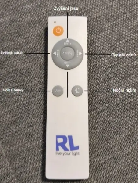 Barevné stropní svítidlo RL 8