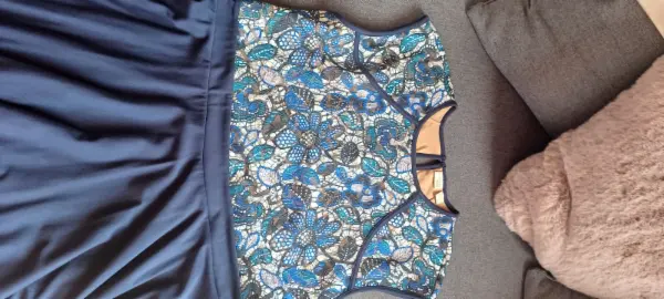 Modré šaty  4