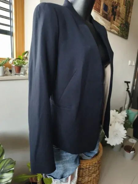 Dámské tmavě modré sako H&M 2
