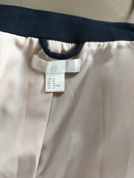 Dámské tmavě modré sako H&M 7