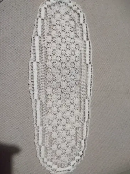 Háčkované vintage ubrusy a dečky 15