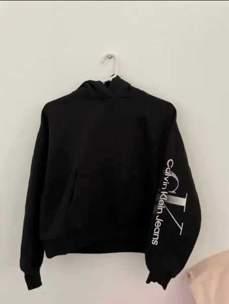 Černá mikina Calvin Klein Jeans