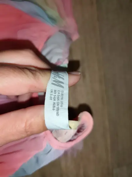 Dětské duhové šaty H&M 5-6let 4