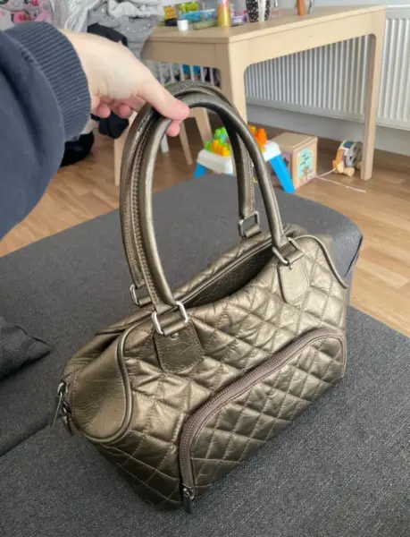 Bronzová kabelka Chanel