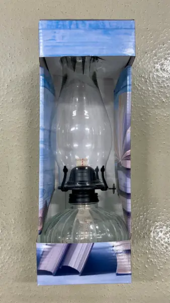 Petrolejová lampa v dárkovém balení