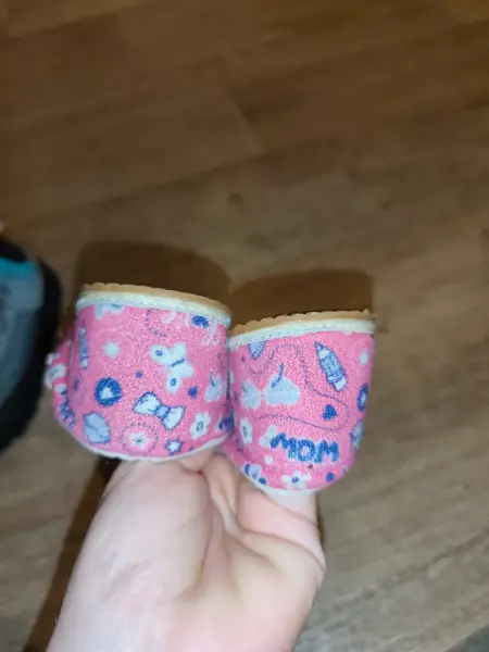 Dětské růžové papuče 33 6