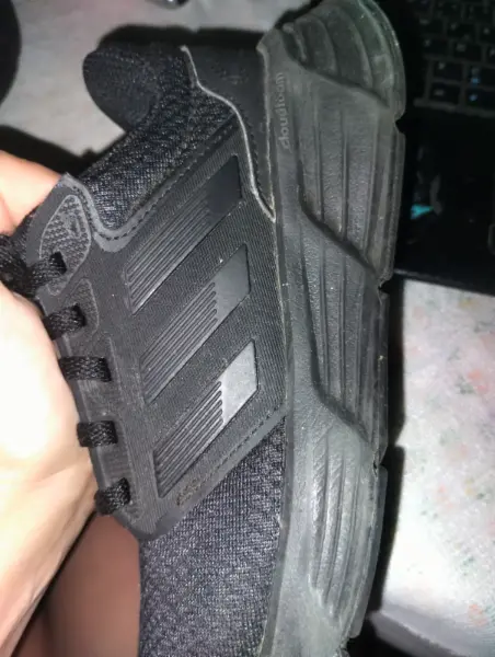 Černé běžecké boty Adidas Cloudfoam