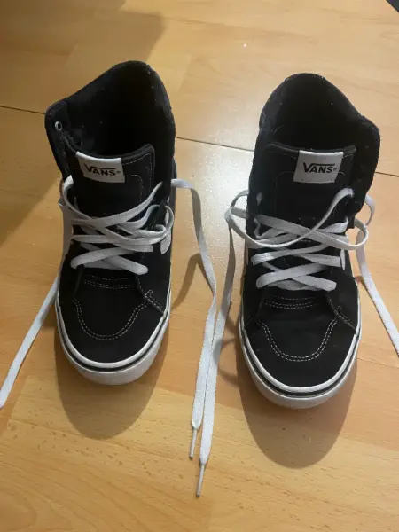 Černé dětské boty Vans